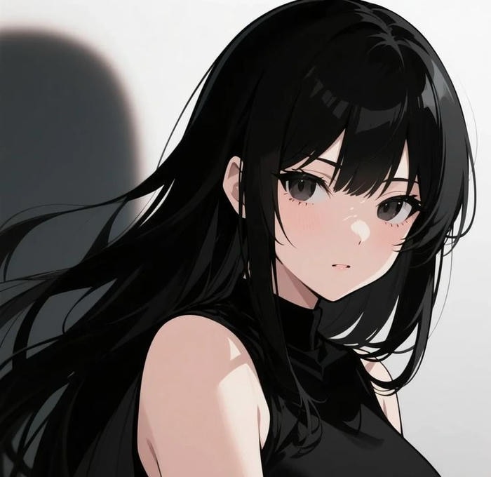 anime girl lạnh lùng cá tính vibe bi an