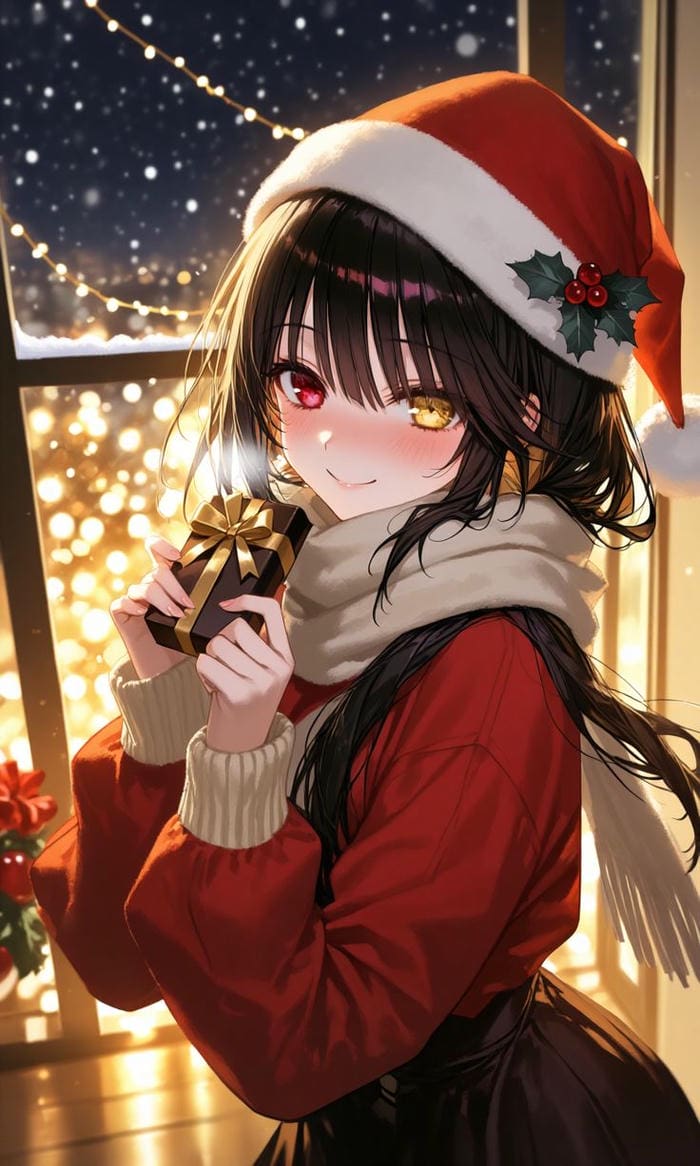 anime nu nhân vật dem giang sinh