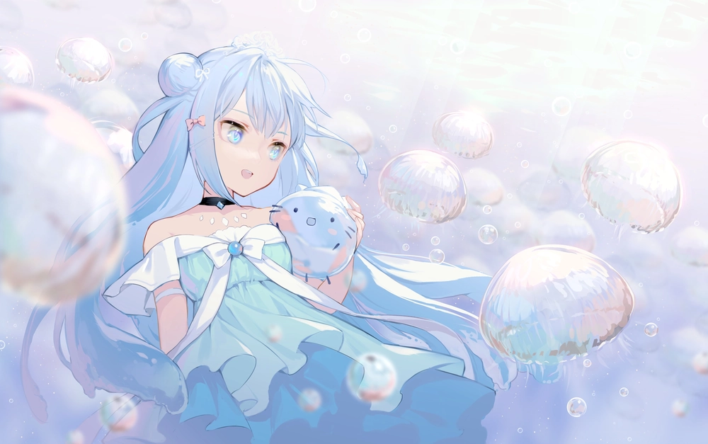 anime nu xanh duong 2