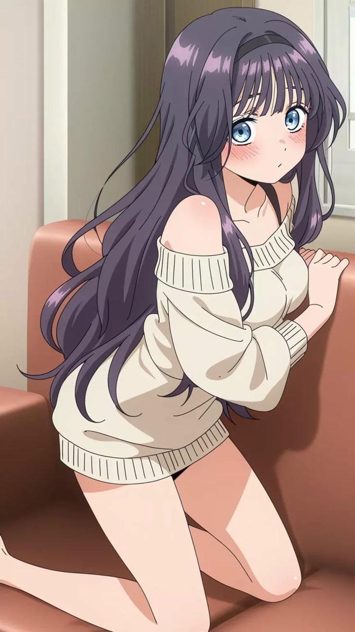 chân dung dễ thương nhân vật anime nu