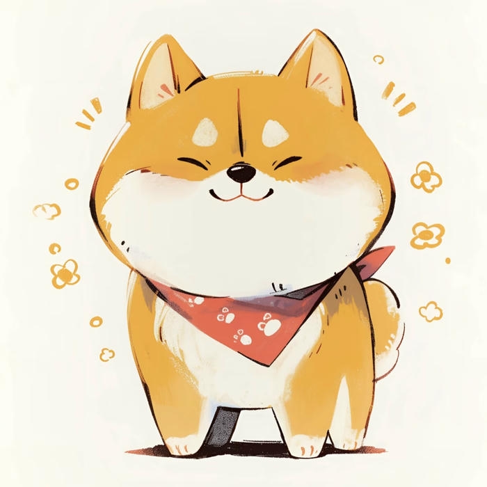 chu cho ti hon voi nét vẽ ngộ nghĩnh