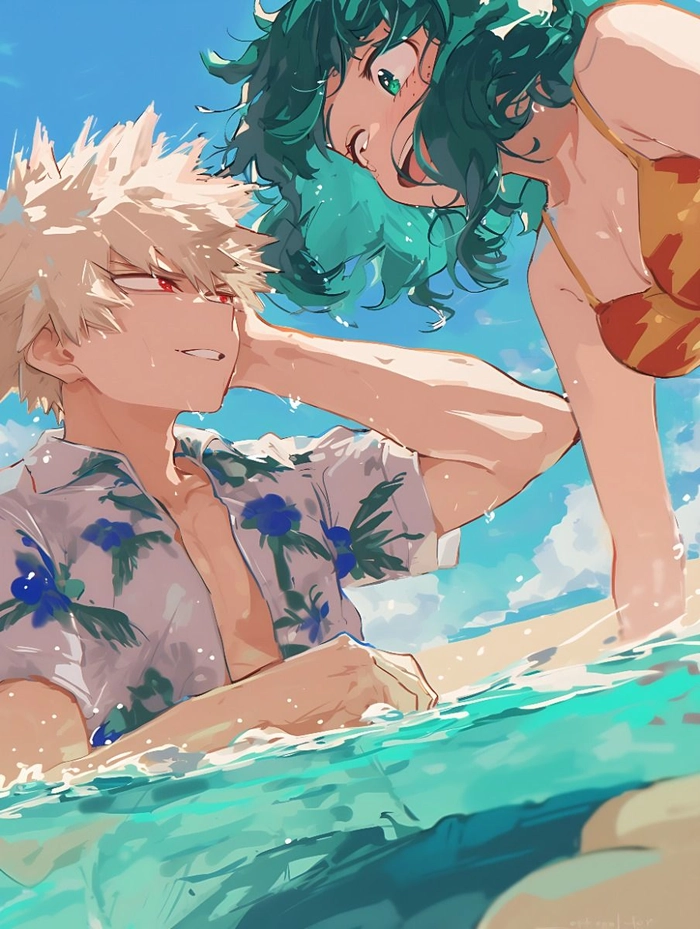 deku x nana do boi