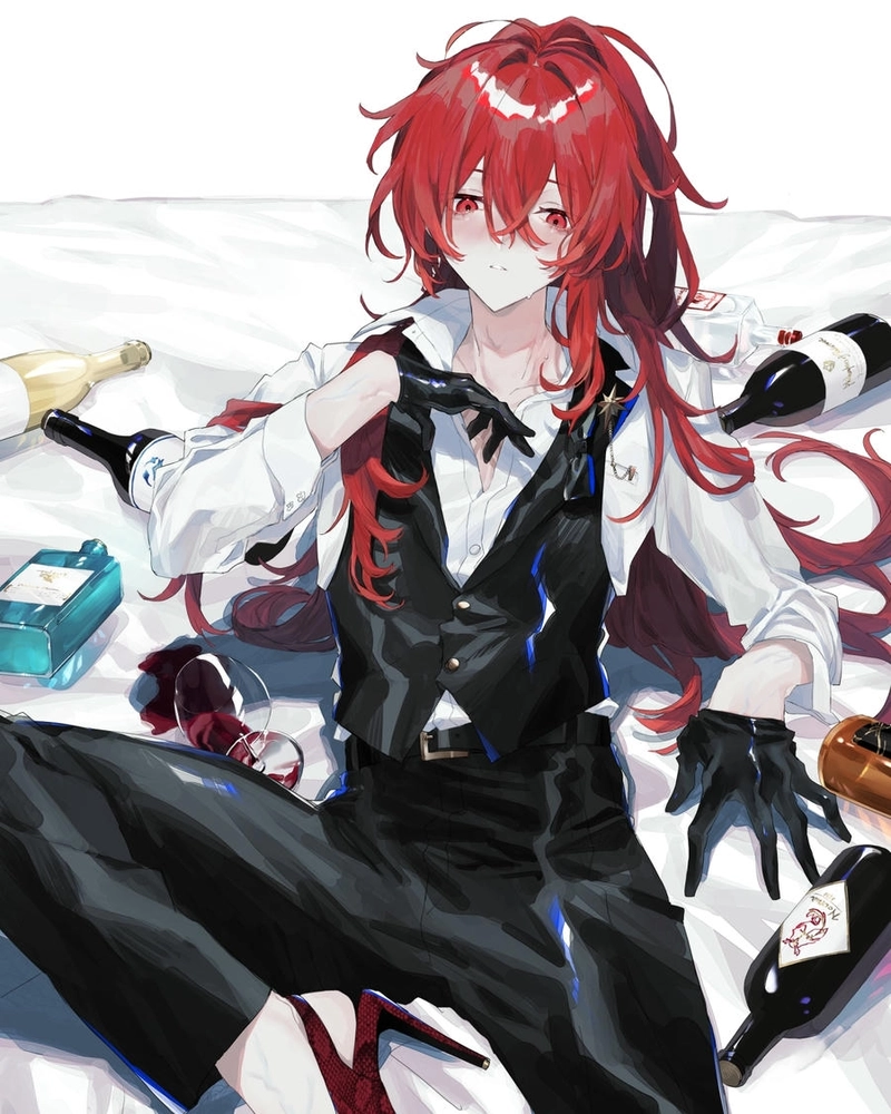 hình Diluc cá tính ngầu