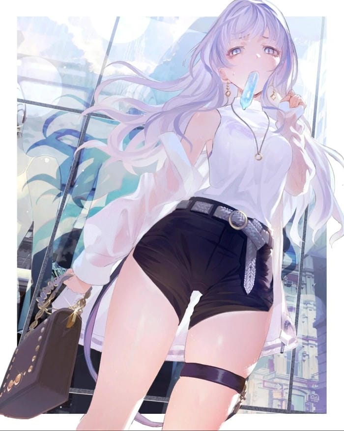hình anime girl cá tính manh