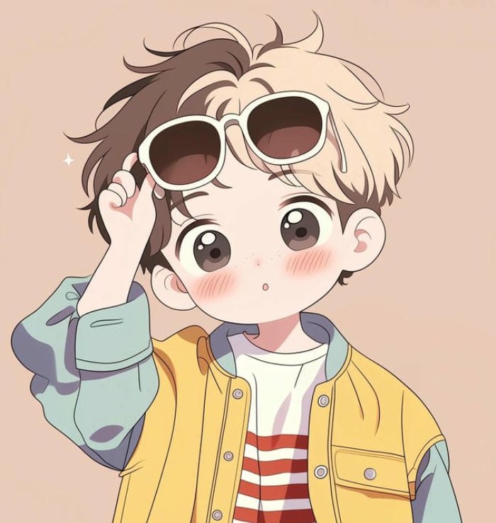 ngoai hình nho gon ảnh anime nam chibi